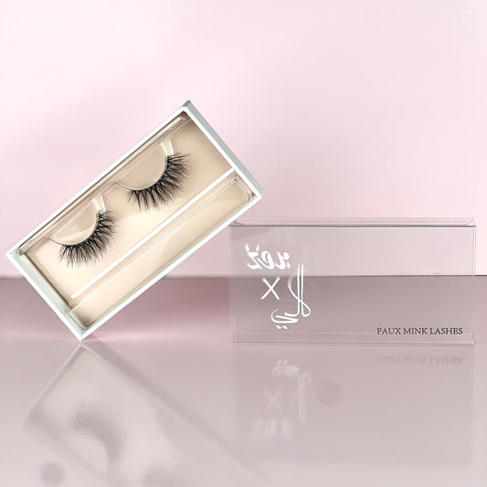 Bronze X Cali Faux Mink Lashes - Double Trouble @ رموش